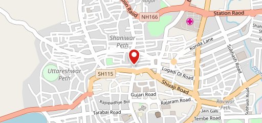 Shegaon Kachori on map