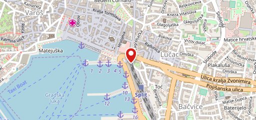 Siam Thaifood Split sulla mappa