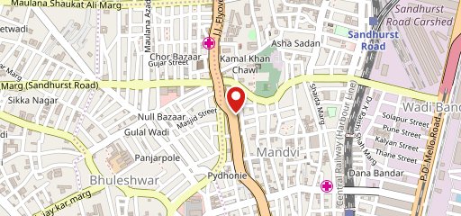 Sigdi restaurant,bhendi bazar on map