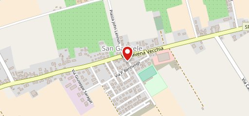 Sorbole che pizza sulla mappa