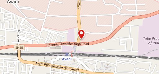 SS Hyderabad Biryani AVADI HVF Road on map