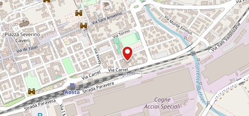 Pizzeria Ristorante Stadio Aosta sulla mappa