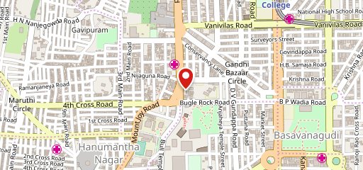 Subway Basavanaguddi on map