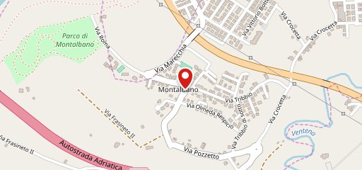 Taverna del monte sulla mappa
