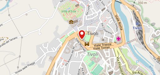 Ristorante "Taverna della Rocca" all'interno del CASTELLO della ROCCA Pia - Location per eventi a Tivoli sulla mappa