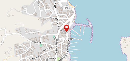 Tavola Blu sulla mappa