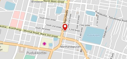 The Cake Walk Bakery Pudukkottai on map