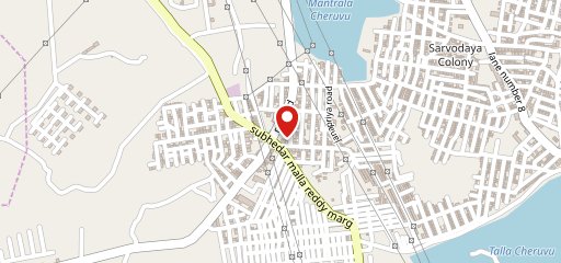 The Foodie street on map