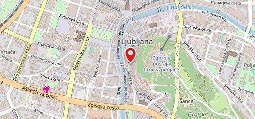 The Restaurant Ljubljana sulla mappa