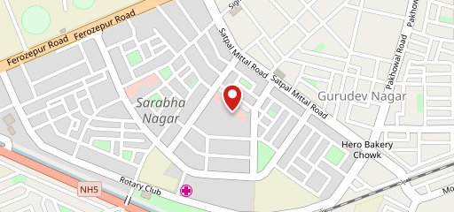 The Yellow Chilli - Sarabha Nagar, Ludhiana on map