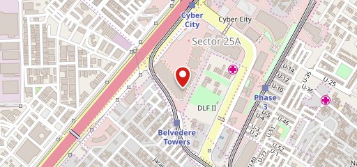 THEOS CYBERHUB GURGAON on map