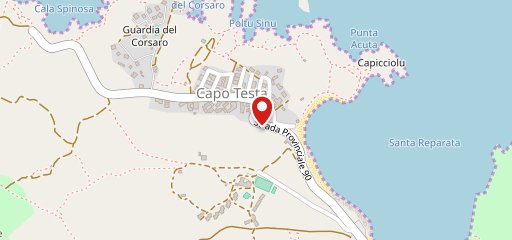 Tikibar capotesta Santa Teresa Gallura sulla mappa