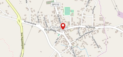 Trattoria con locanda La Rosa sulla mappa