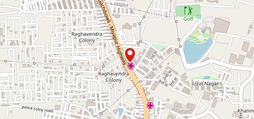 Udipi's Upahar Kondapur on map