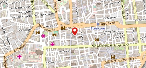 Uzeta Bistrò siciliano sulla mappa