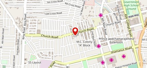 Veerabhadreshwara Benne Dosa Hotel on map