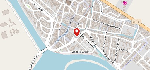 Ristorante Via delle botteghe 33 sulla mappa