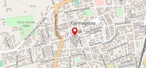 Pizzeria valobra di donnina giuseppe sulla mappa