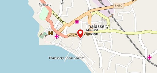 Zaika restaurant on map