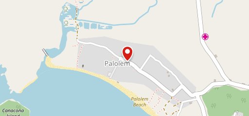 The Zig Zag Palolem Goa on map